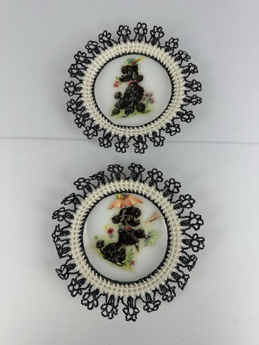 Vintage 1950s black - 1950s, poodle